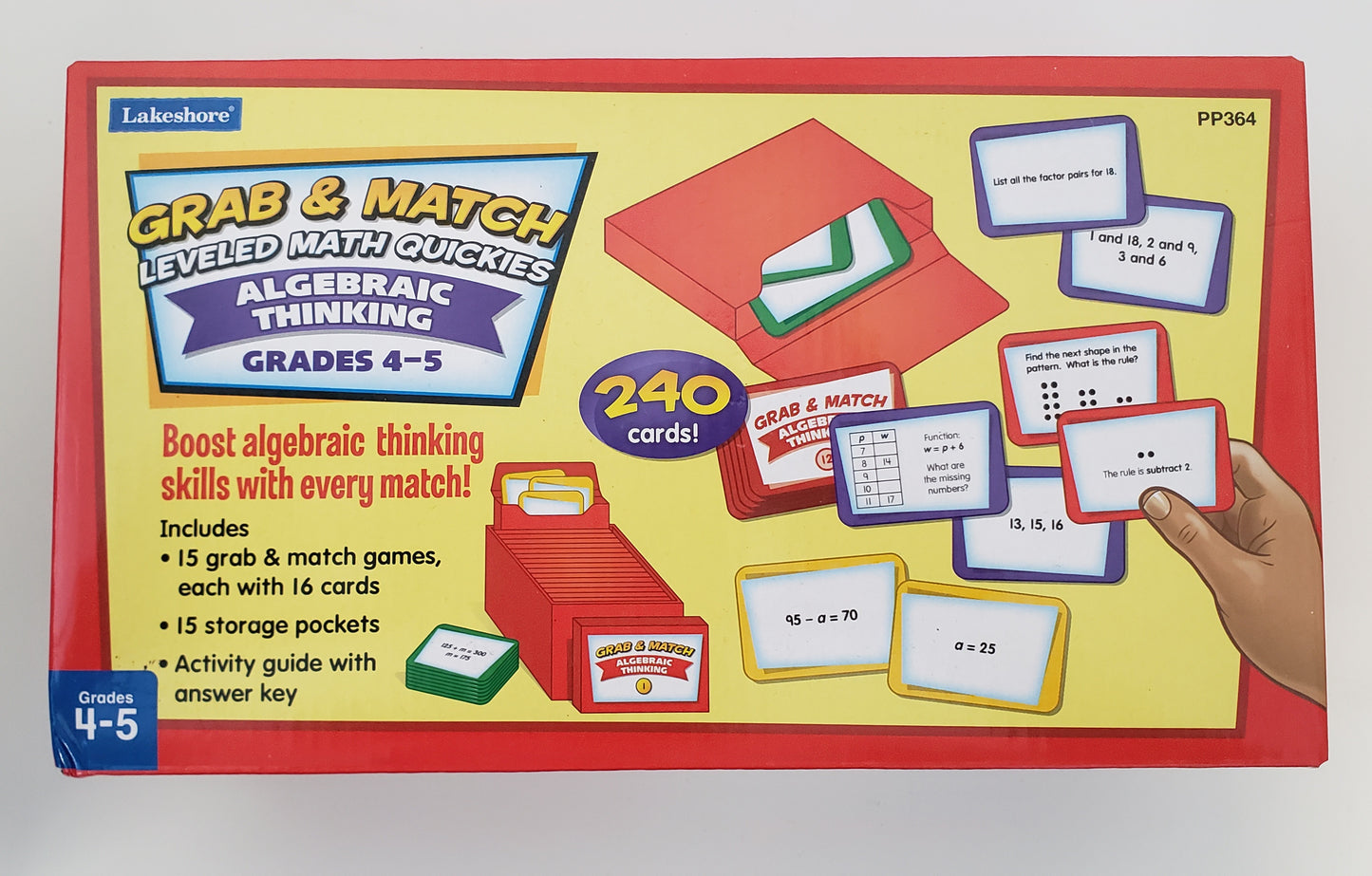 Grab & Match Leveled Math Quickies: Algebraic Thinking
