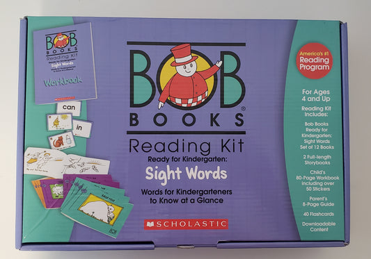 BOB Books Reading Kit: Ready for Kindergarten Sight Words