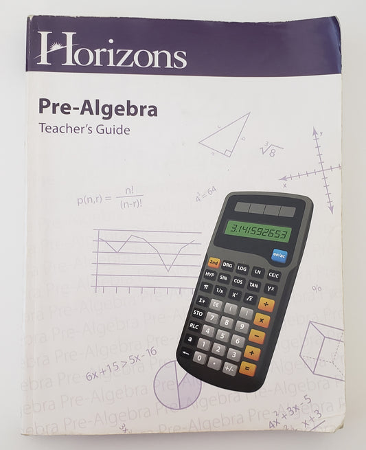 Horizons Pre-Algebra Teacher's Guide
