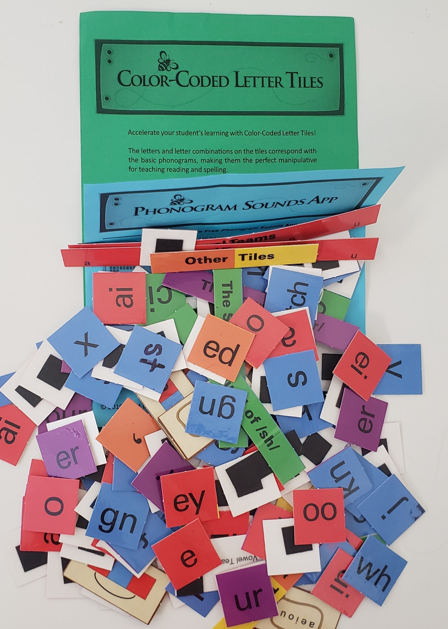 Color-Coded Letter Tiles