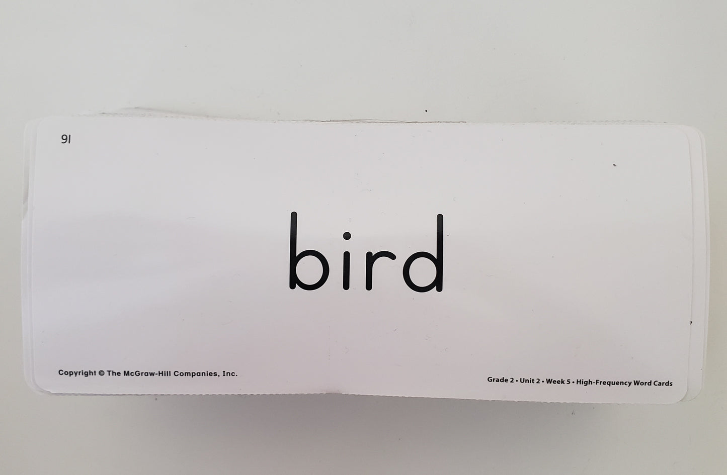 Grade 2 High Frequency Word Cards