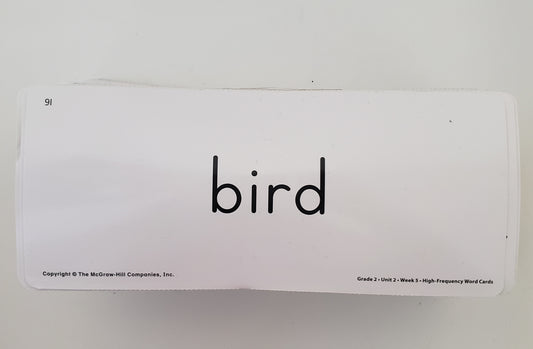 Grade 2 High Frequency Word Cards