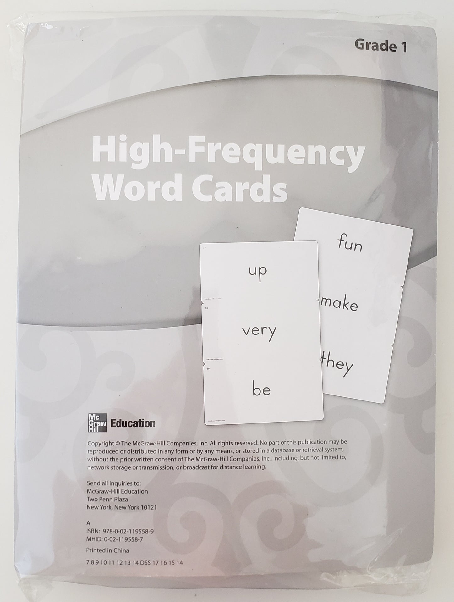 Grade 1 High-Frequency Words Flashcards