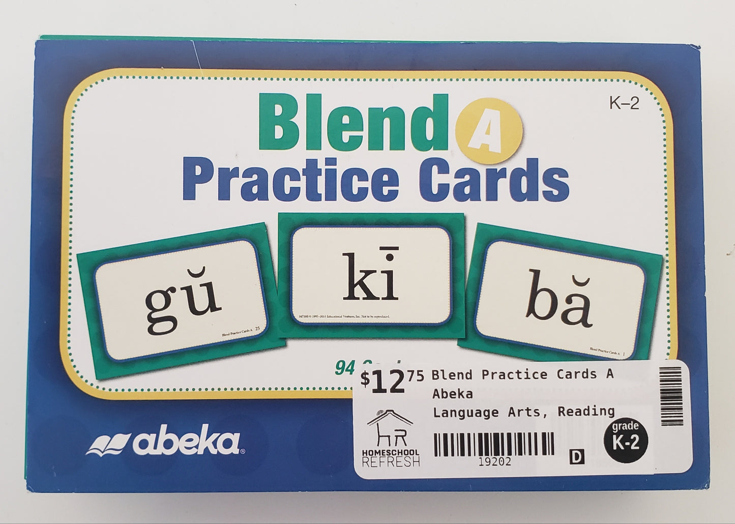 Blend Practice Cards A