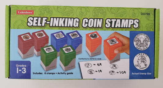 Self-Inking Coin Stamps (set of 8)