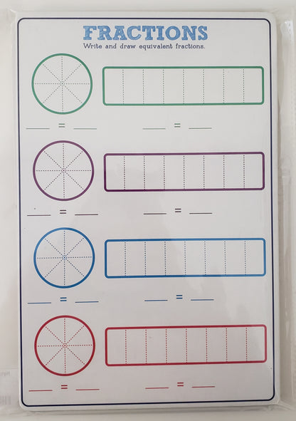 Math practice whiteboards