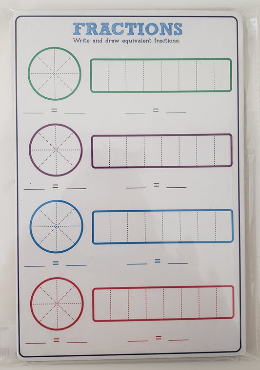 Math practice whiteboards