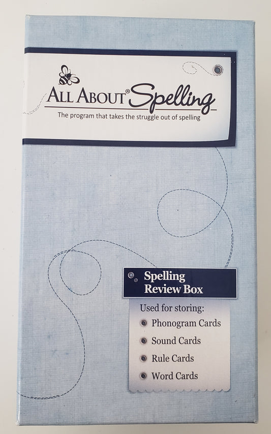 All About Spelling Level 1 Review Box with Cards