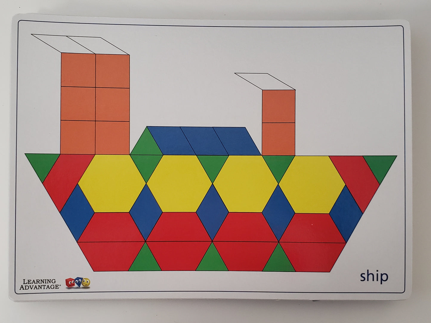 Tangram pattern cards