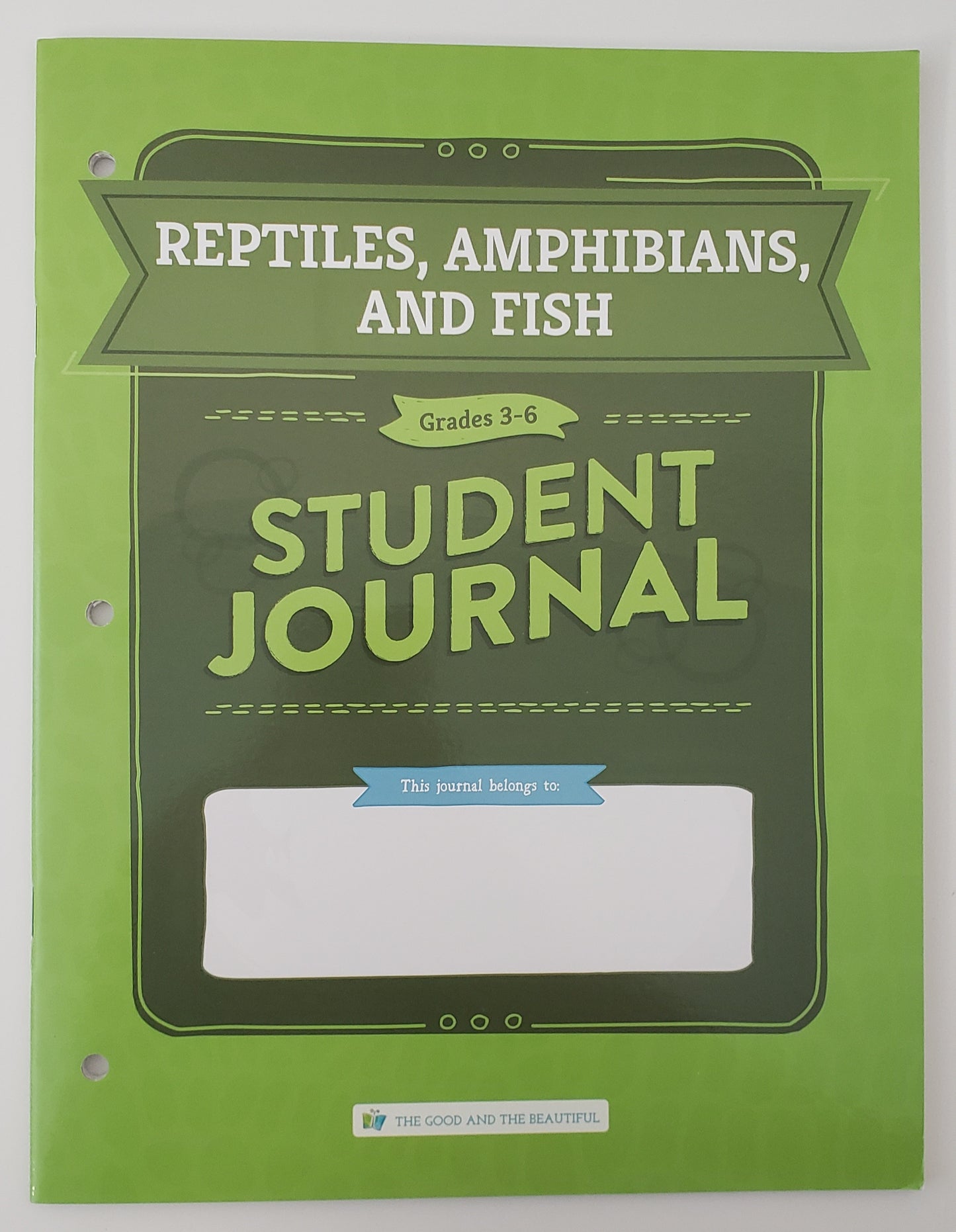 Reptiles, Amphibians, & Fish Student Journal