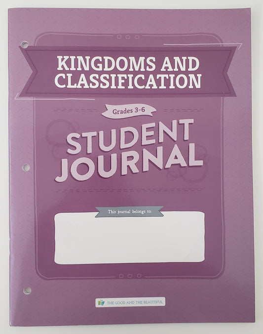 Kingdoms & Classification Student Journal