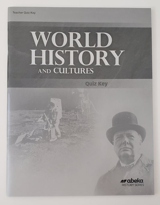 World History & Cultures Quiz key