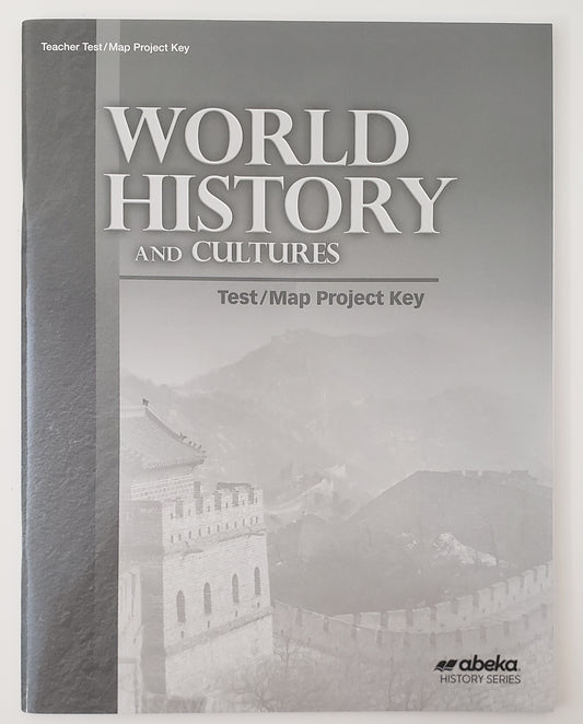 World History & Cultures Test/Map Project Key