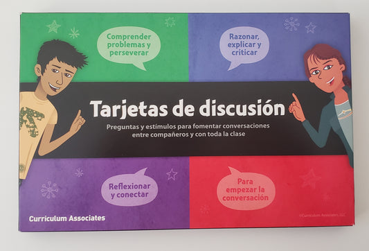 Math Discourse Cards - Spanish