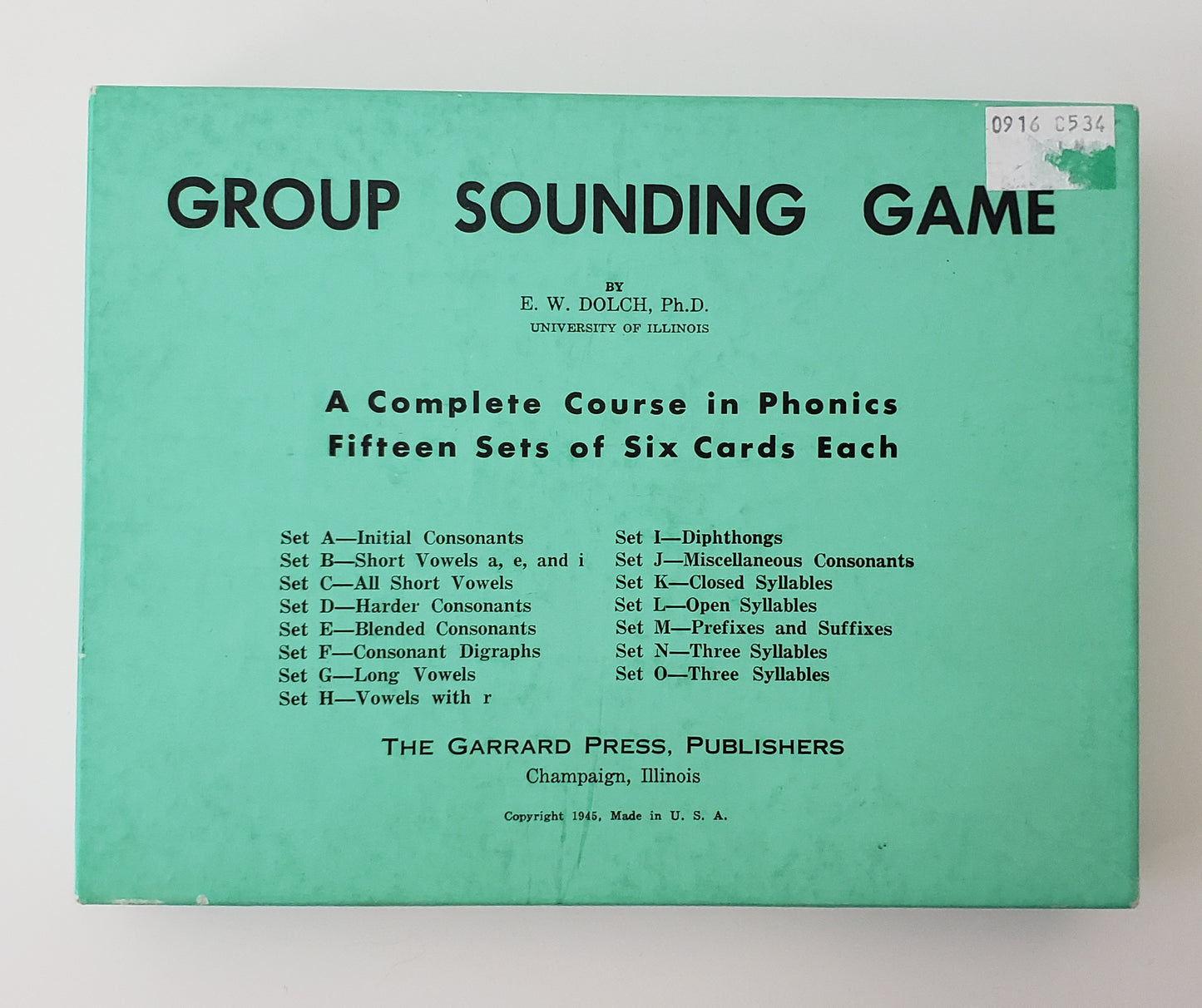 Group Sounding Game