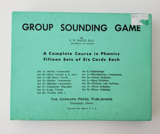 Group Sounding Game