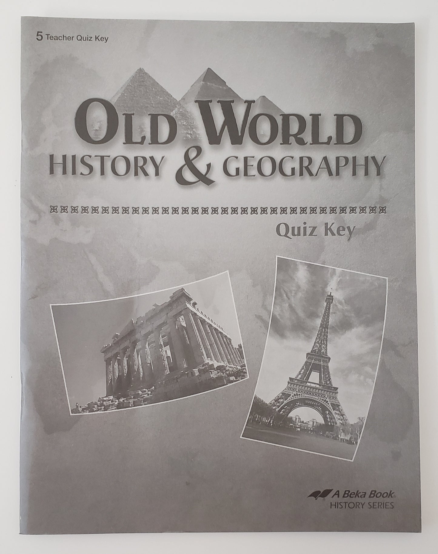 Old World History & Geography Quiz Key