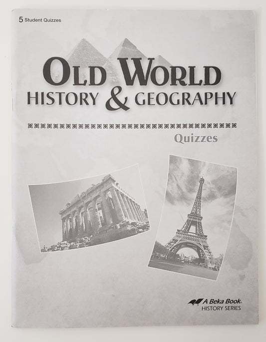 Old World History & Geography Quizzes