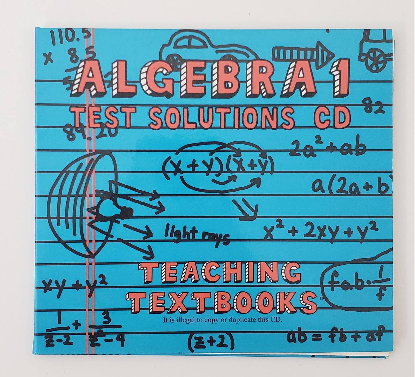 Algebra 1 Test Solutions CD