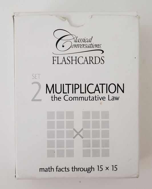 Multiplication: the Commutative Law (math Flashcards) The Commutative Law