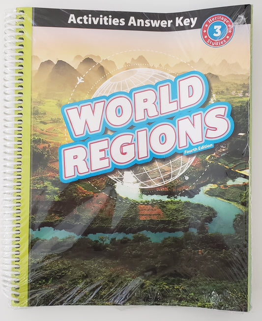 World Regions Activities Answer Key
