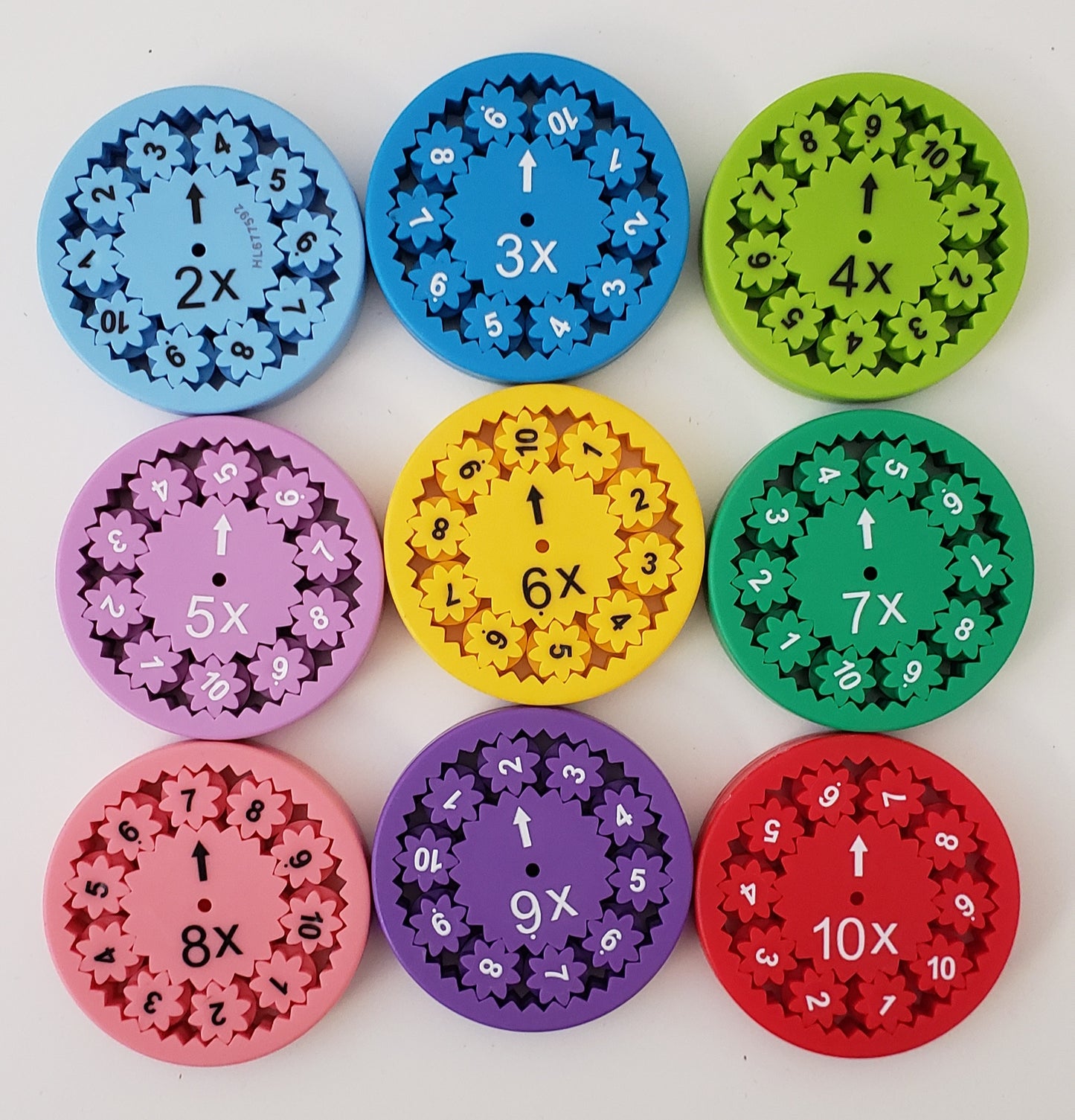 Multiplication & Division Fidget Spinners (Set of 9)
