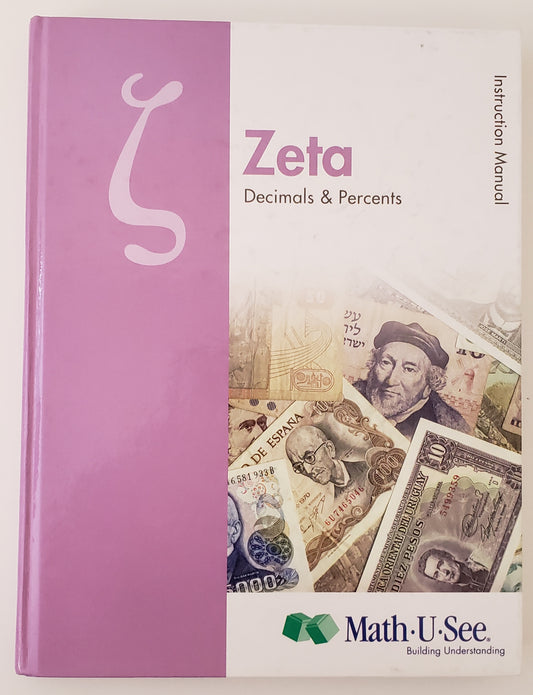 Zeta Instruction Manual Decimals and Percents