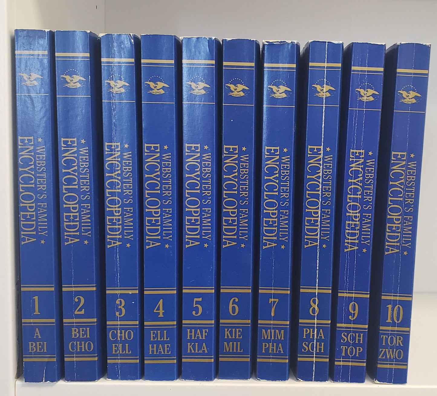 Webster's Family Encyclopedia 10 Volume Set