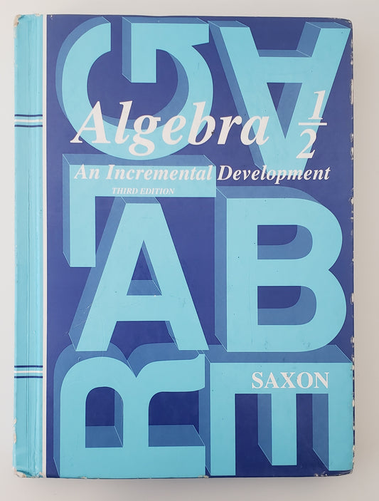 Algebra An Incremental Development