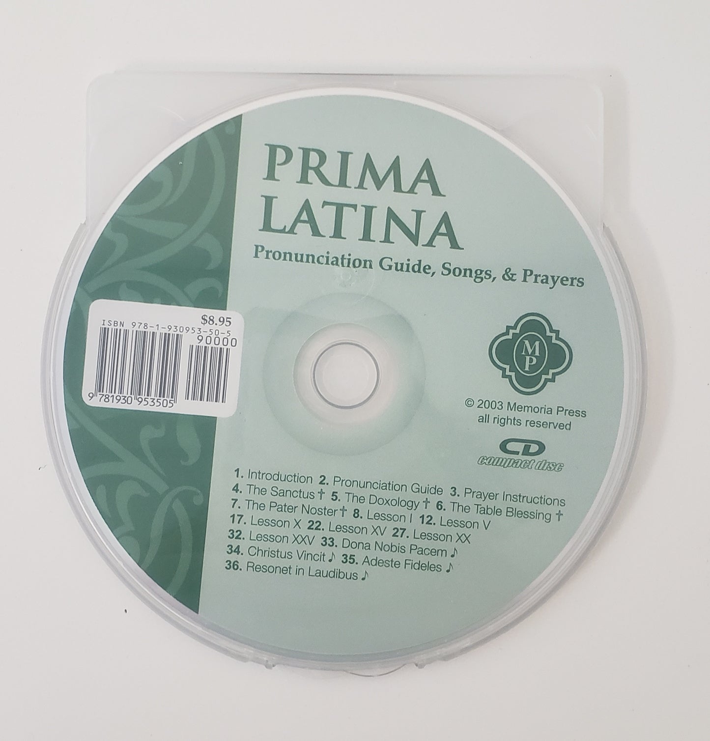 Prima Latina Pronunciation CD Grades K-4
