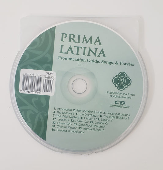 Prima Latina Pronunciation CD Grades K-4