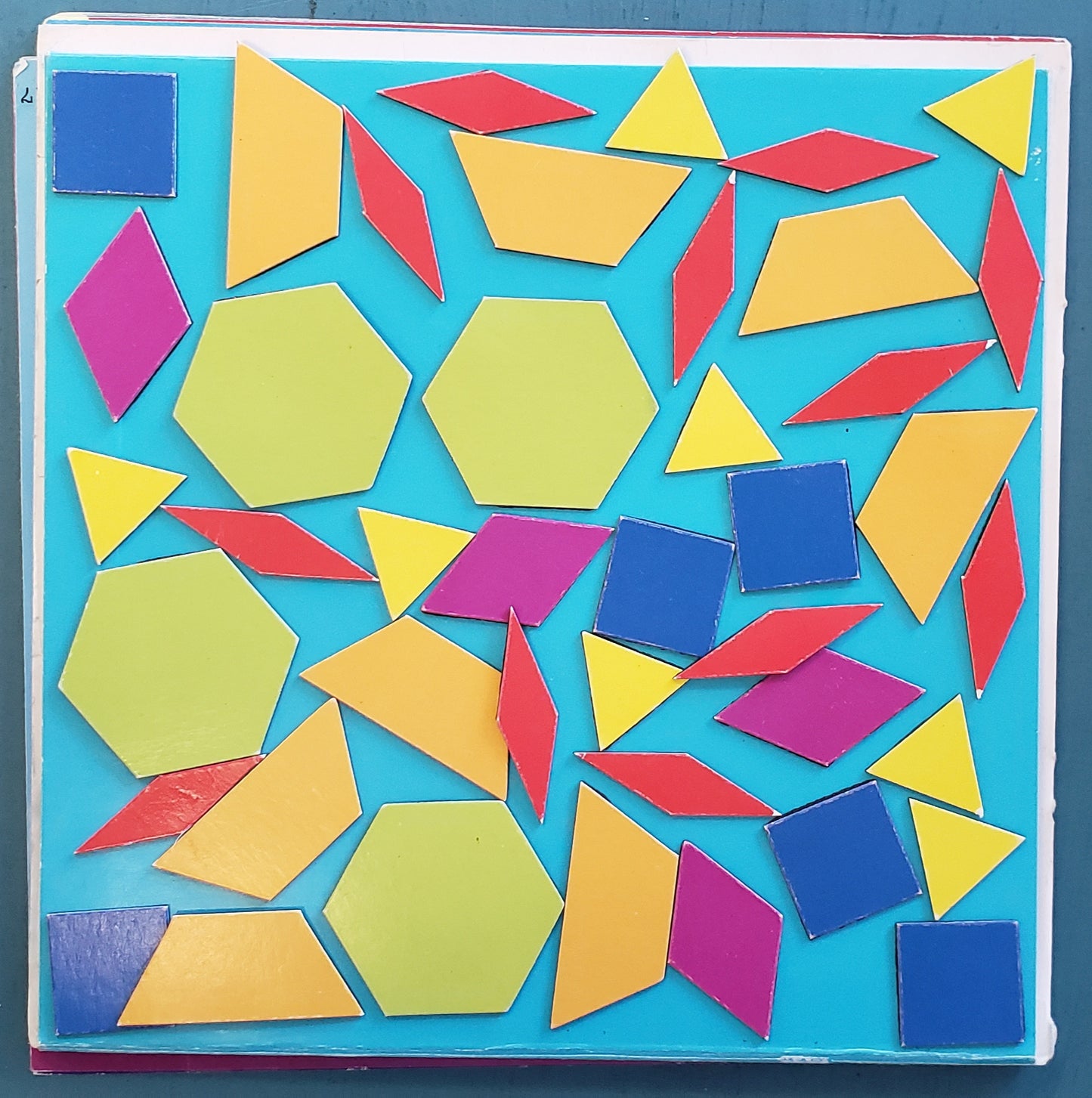 Magnetic Tangram Board and Tiles