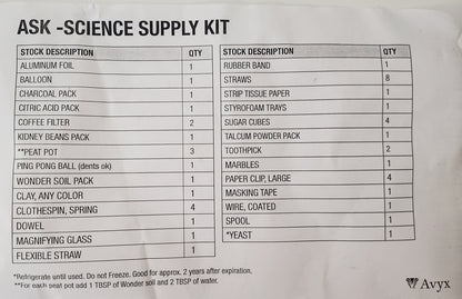 Sonlight Science Supplies Kit A