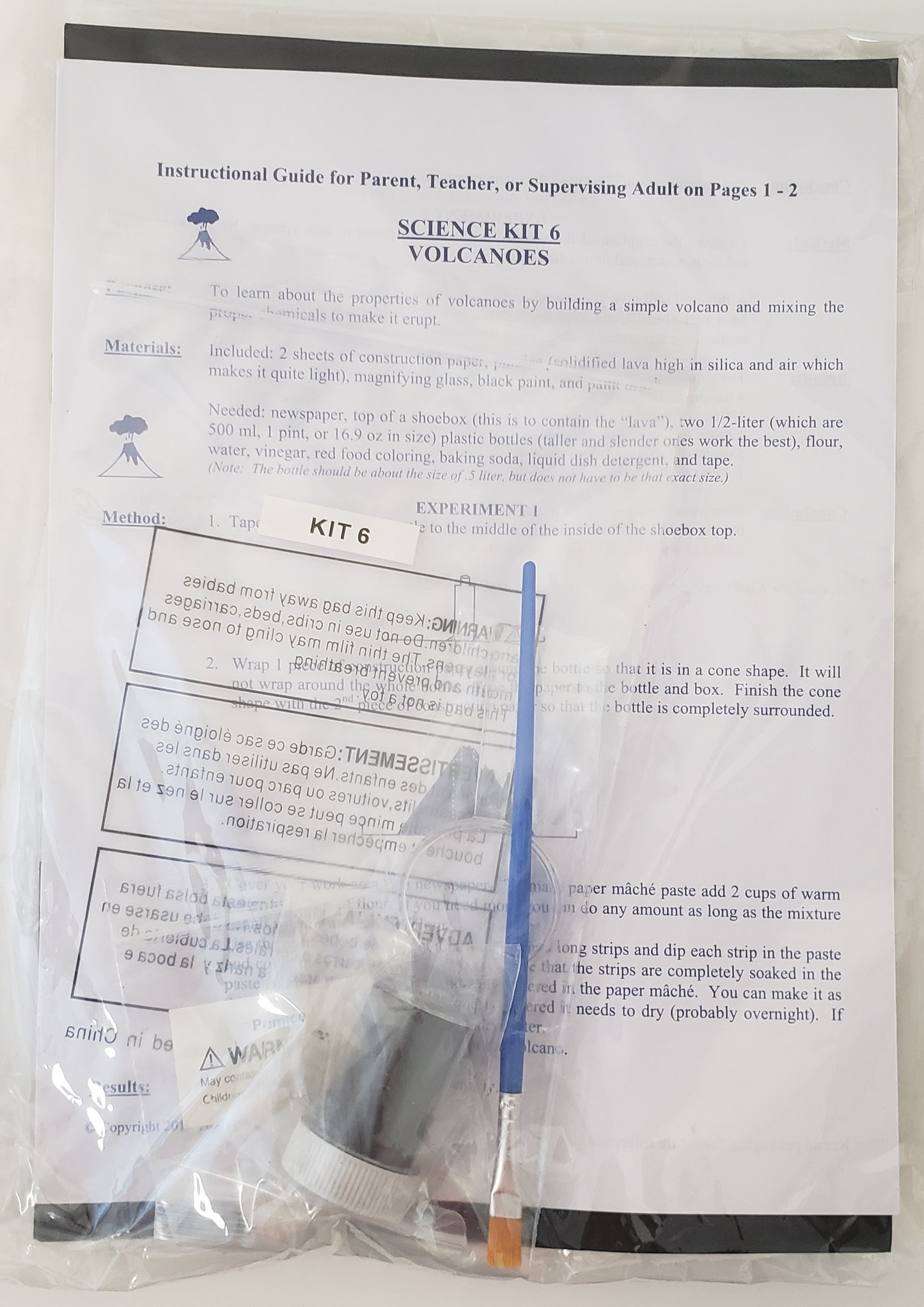 Science Kit 6: Volcanoes