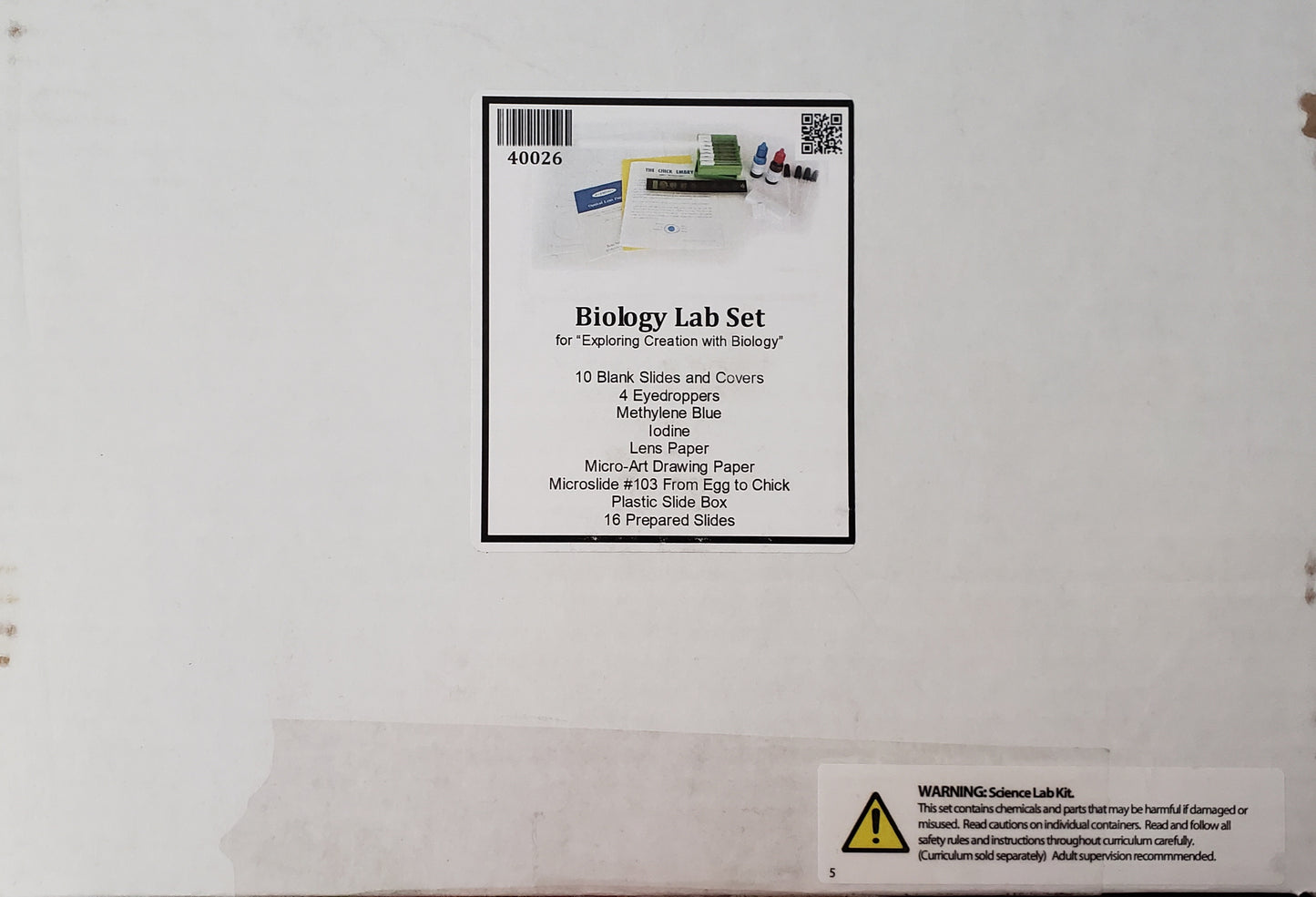 Biology Lab Set for Exploring Creation with Biology