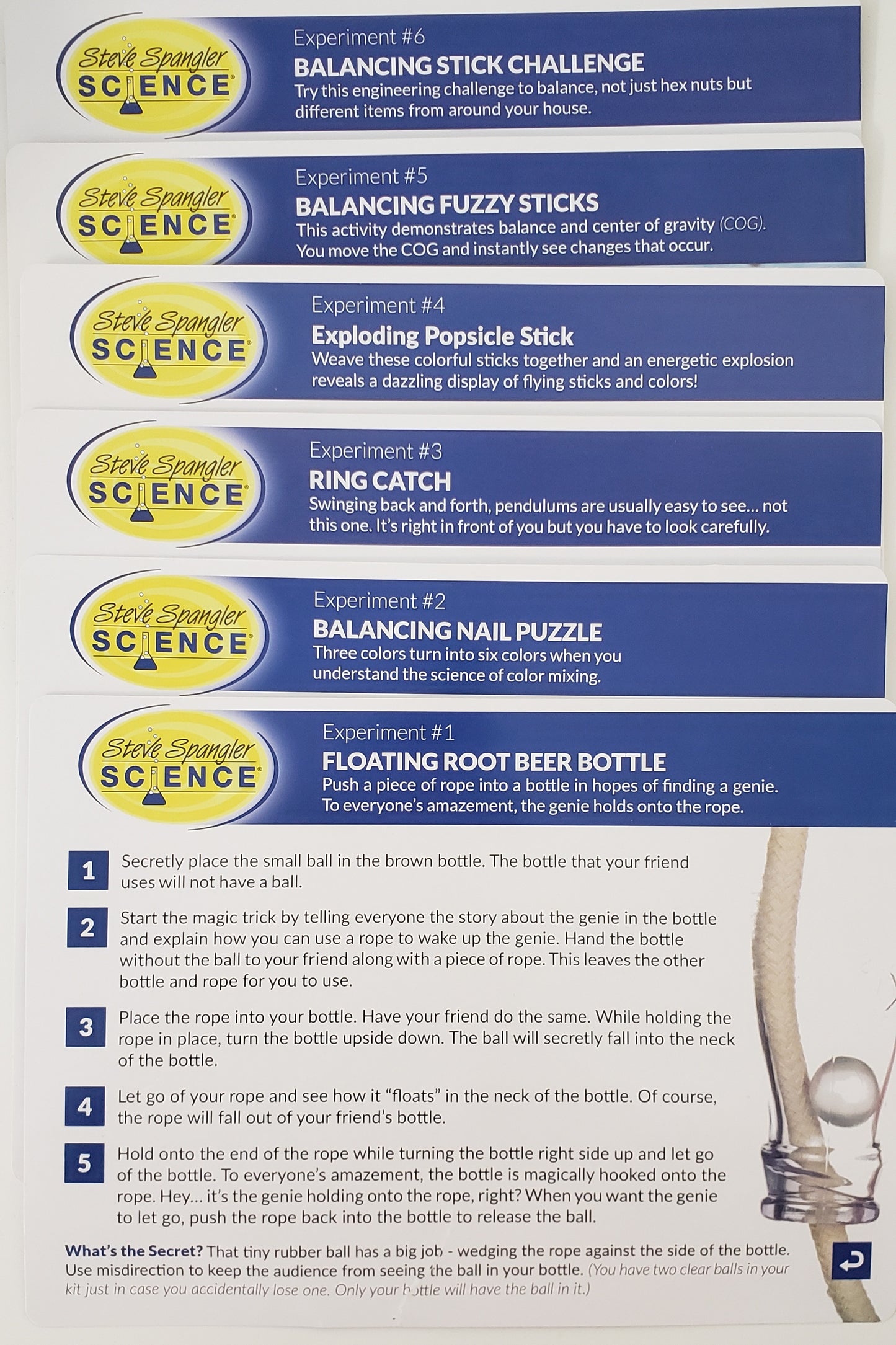 Steve Spangler Physics Science Kit