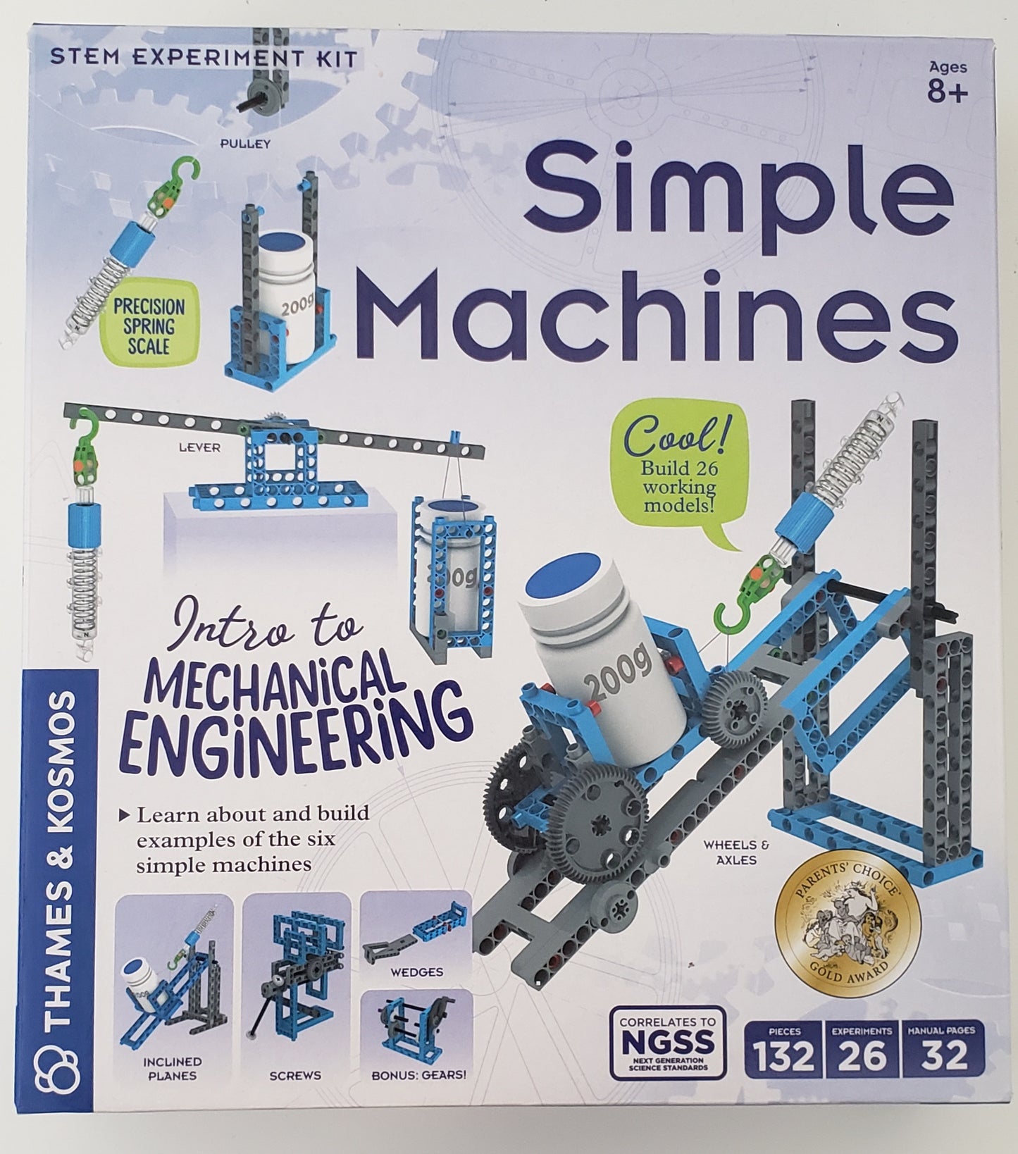 Simple Machines Stem Experiment Kit Kosmos)