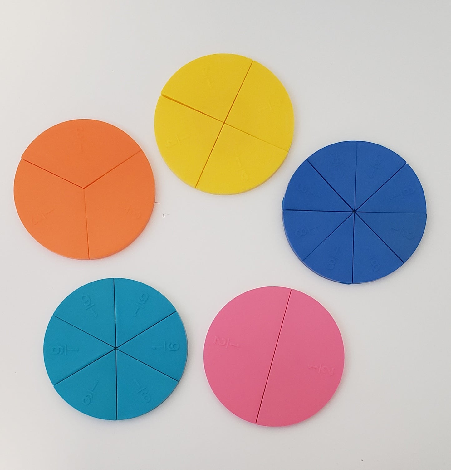 Circle Fraction Tiles