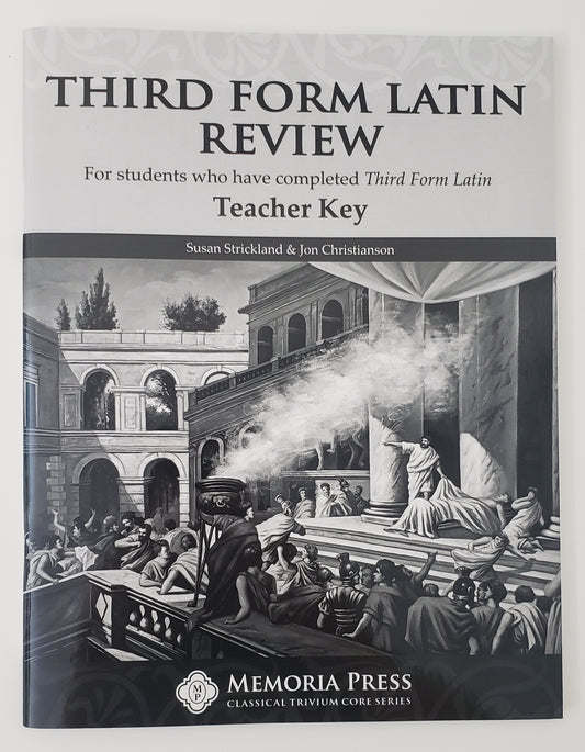 Third Form Latin Review Teacher Key
