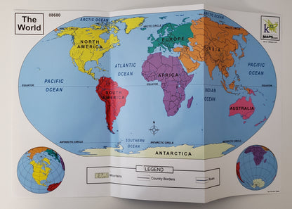 U.S./World Continent Map