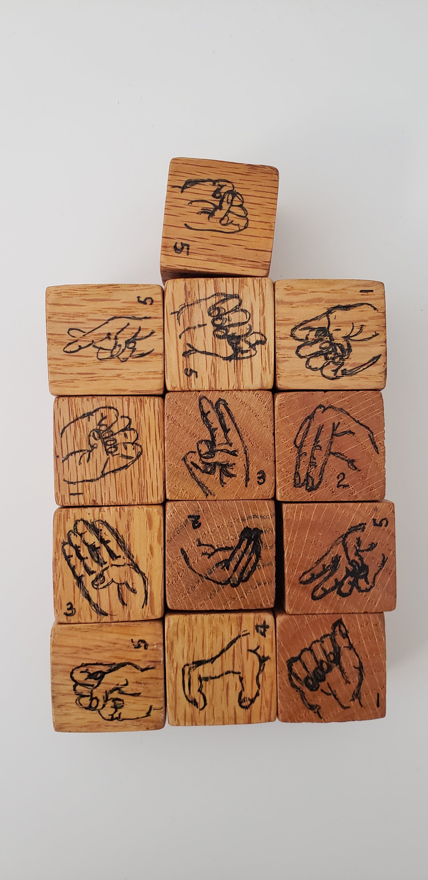 Sign Language Alphabet Dice