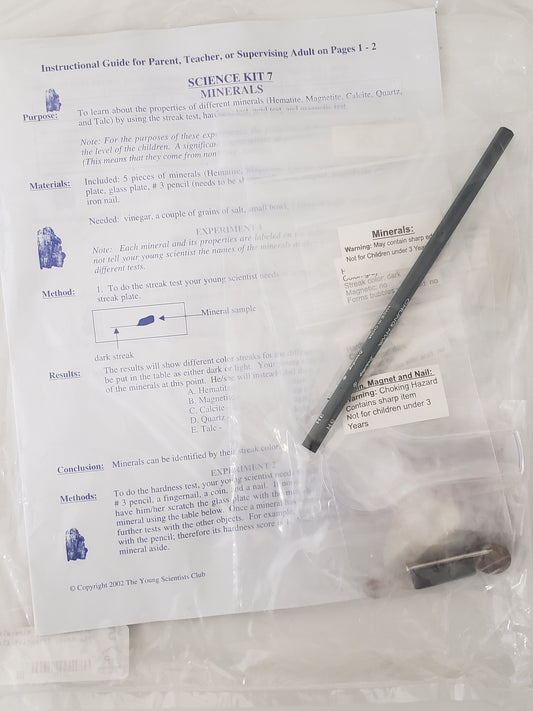 Science Kit 7: Minerals