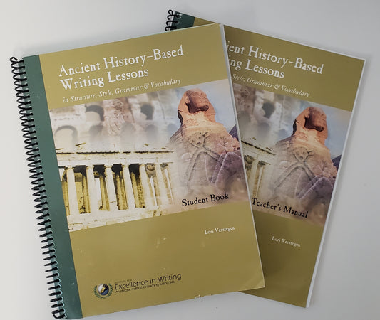 Ancient History-based Writing Lessons Student/Teacher SET