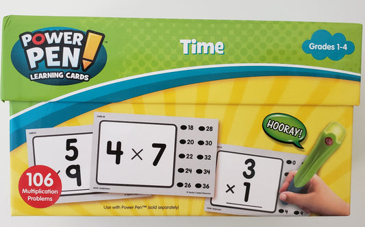 Power Pen Learning Cards: Time