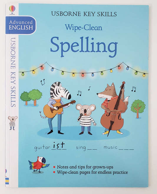 Usborne Key Skills Wipe-Clean Spelling