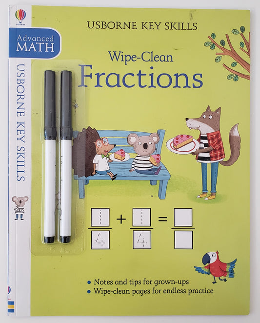 Usborne Key Skills Wipe-Clean Fractions
