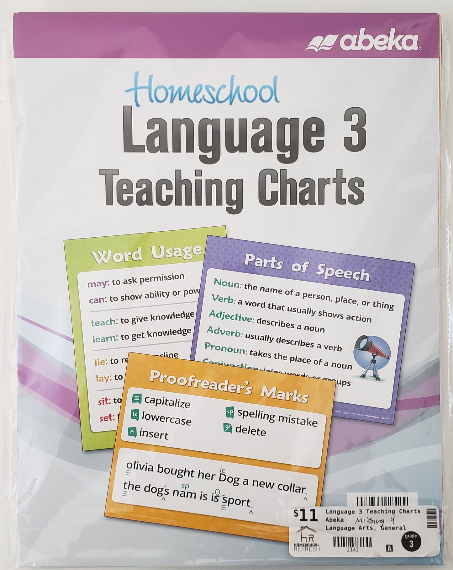 Language 3 Teaching Charts