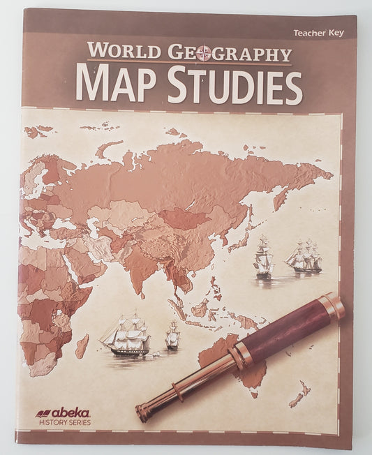 World Geography Map Studies Teacher Key