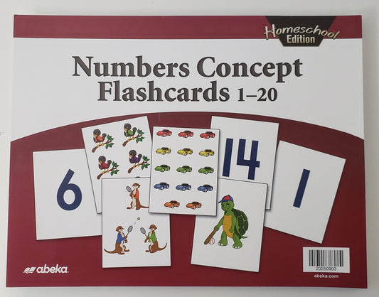 Homeschool Numbers Concept Flashcards