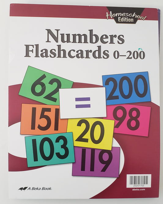 Numbers Flashcards 0-200